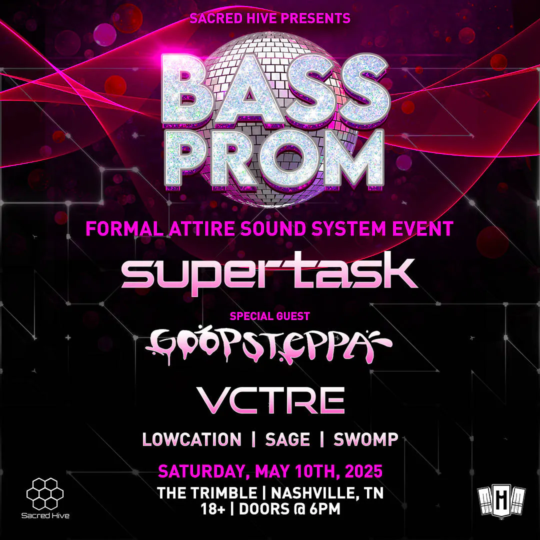 Bass Prom 2025 event banner