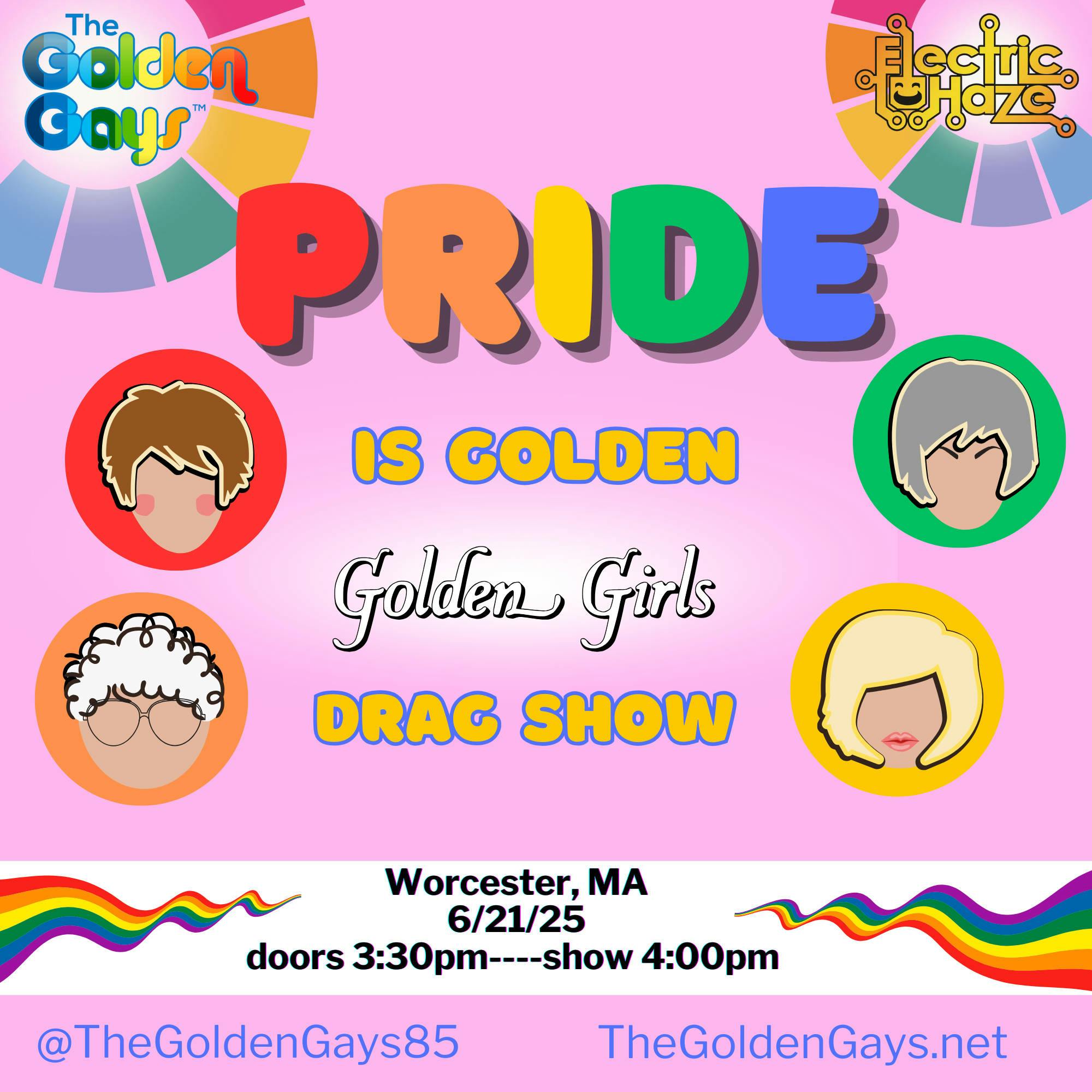 Golden Gays Presents : Pride is Golden event banner