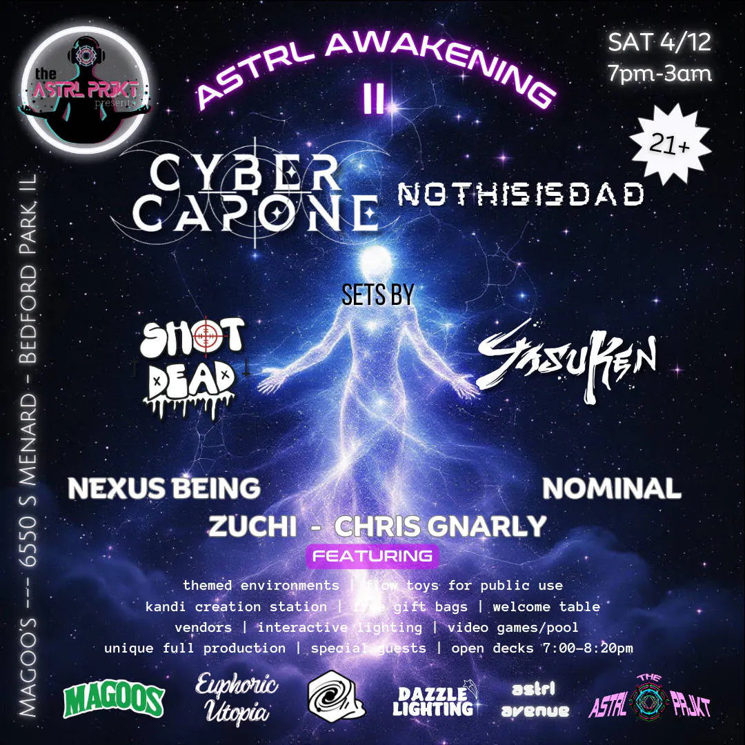 The Astrl Prjkt Presents: Astrl Awakening Part 2 event banner
