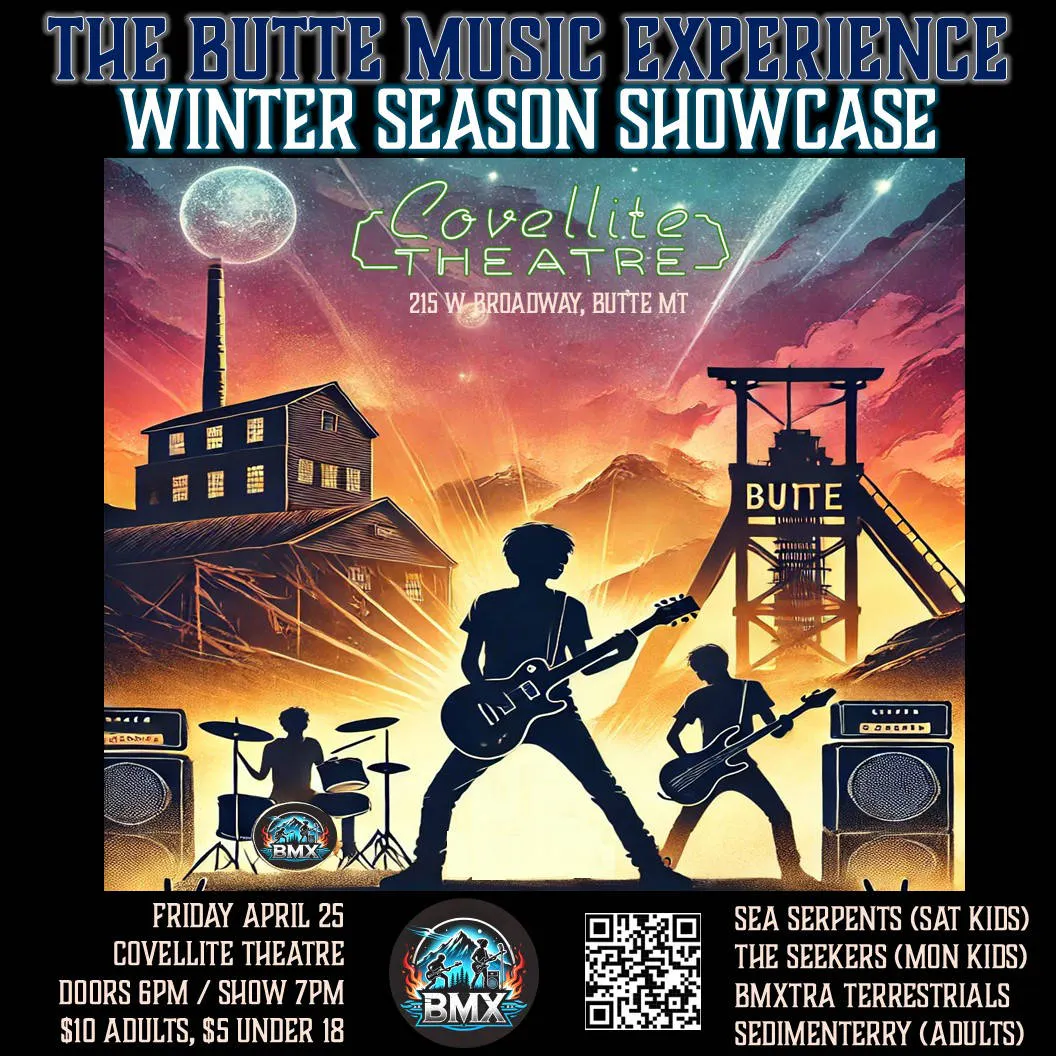 BMX! The Butte Music Experience Winter Showcase event banner