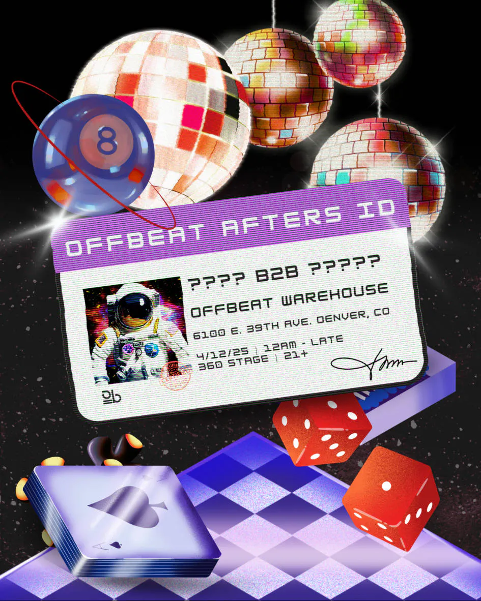 OFFBEAT PRESENTS : RED ROCKS AFTERS 4/12 (360 STAGE) event banner
