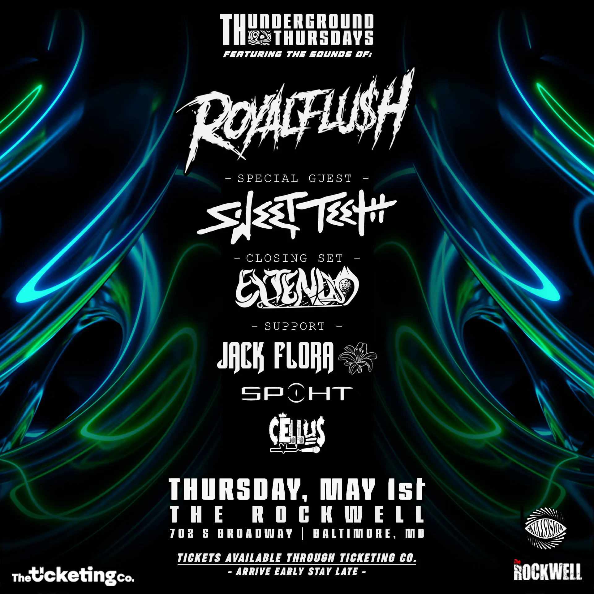 Skullvision Takeover @ Thunderground Thursdays event banner