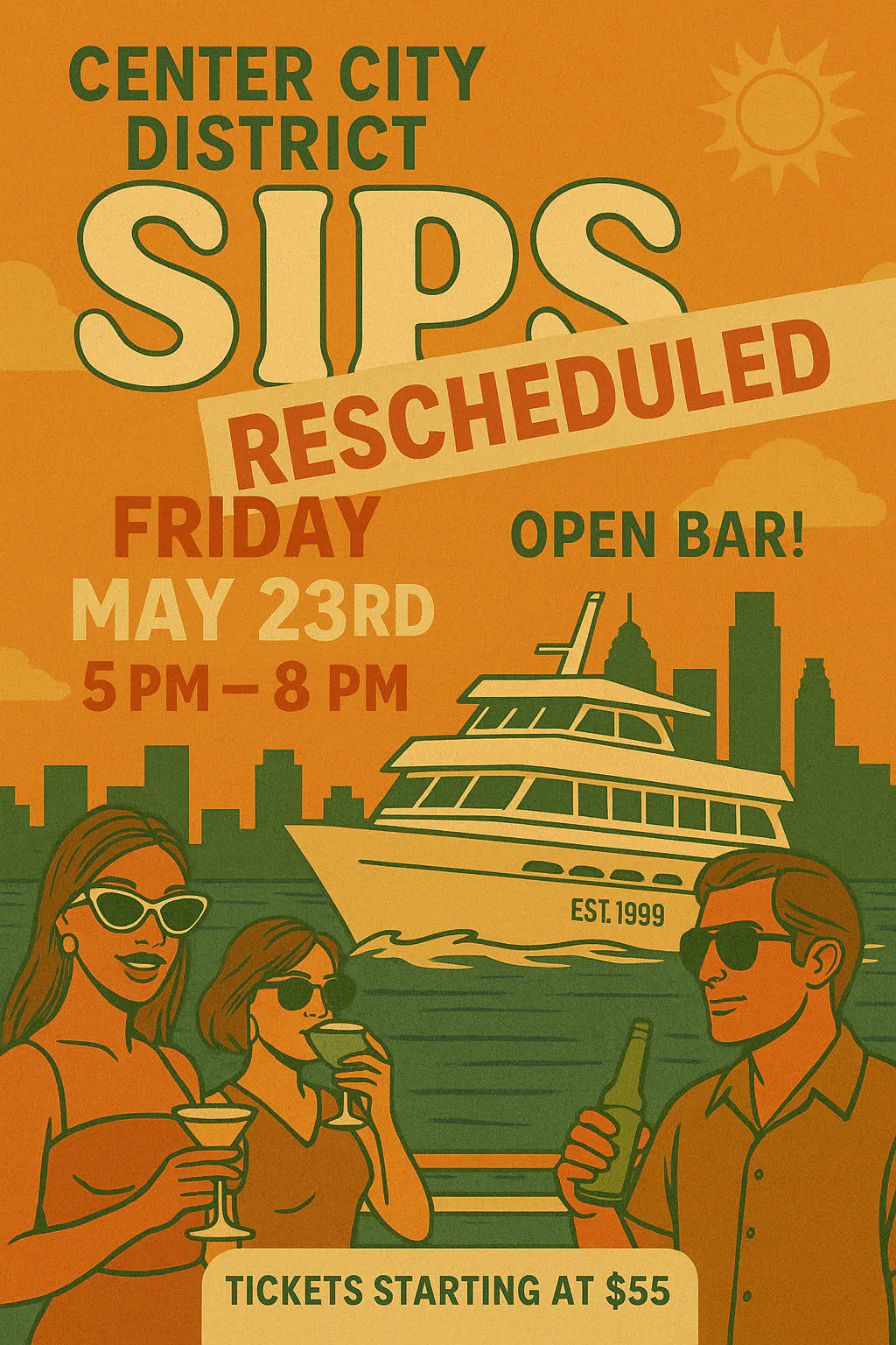 Yacht SIPS - May 23rd, 2025 event banner