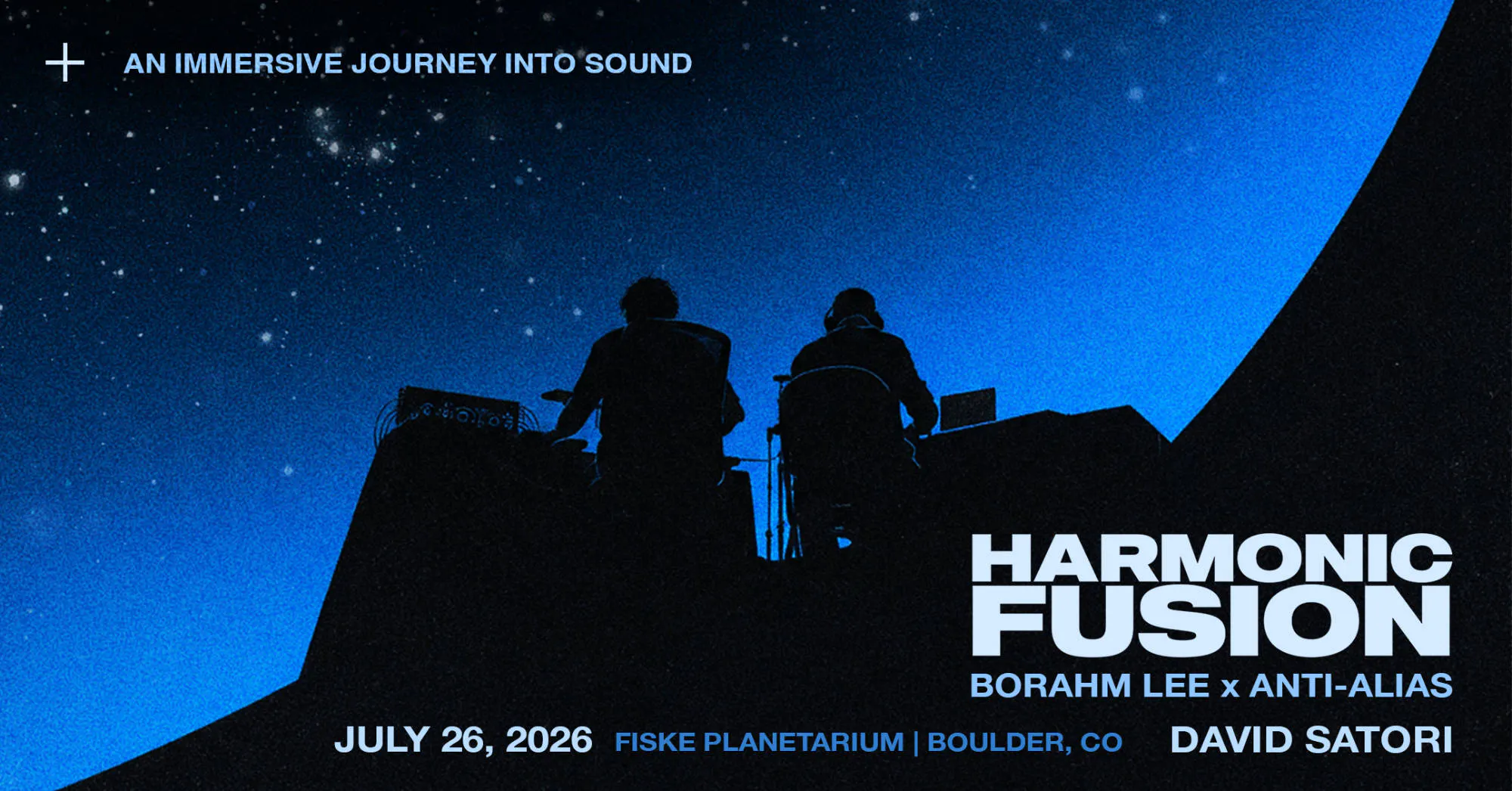 Harmonic Fusion: Borahm Lee & Anti-Alias at Fiske Planetarium event banner