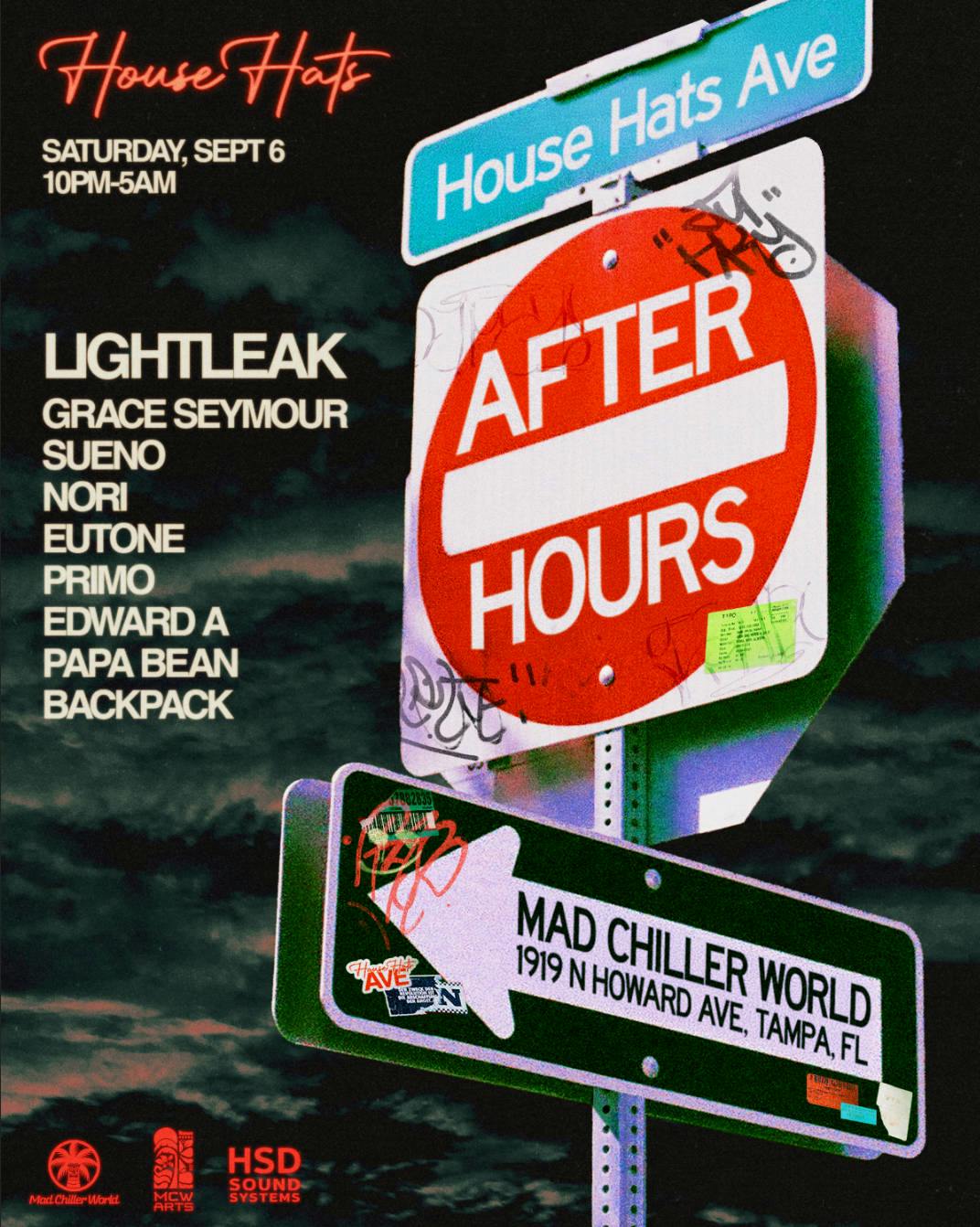 The Afters Saturday event banner