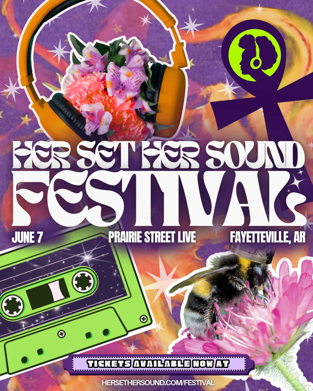 Her Set Her Sound Festival event banner