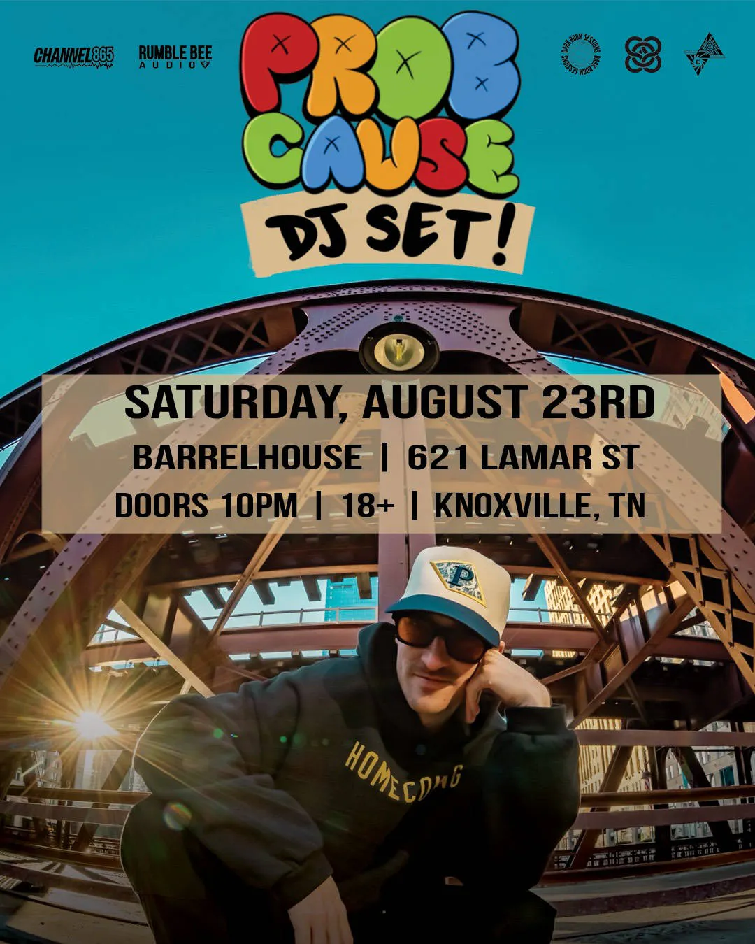 Probcause DJ Set at Barrelhouse event banner