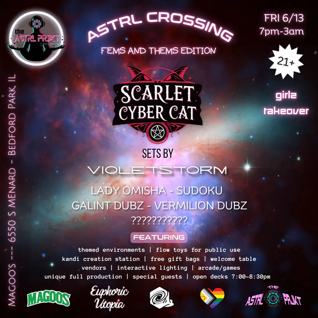 Astrl Crossing - Girlz Takeover : Fems and Thems Edition event banner