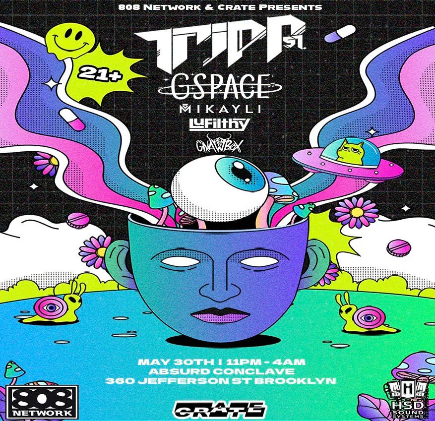 Trip the Block: Tripp St & G Space event banner