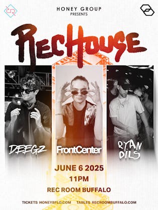 Honey Presents: RecHouse | June 6, 2025 event banner