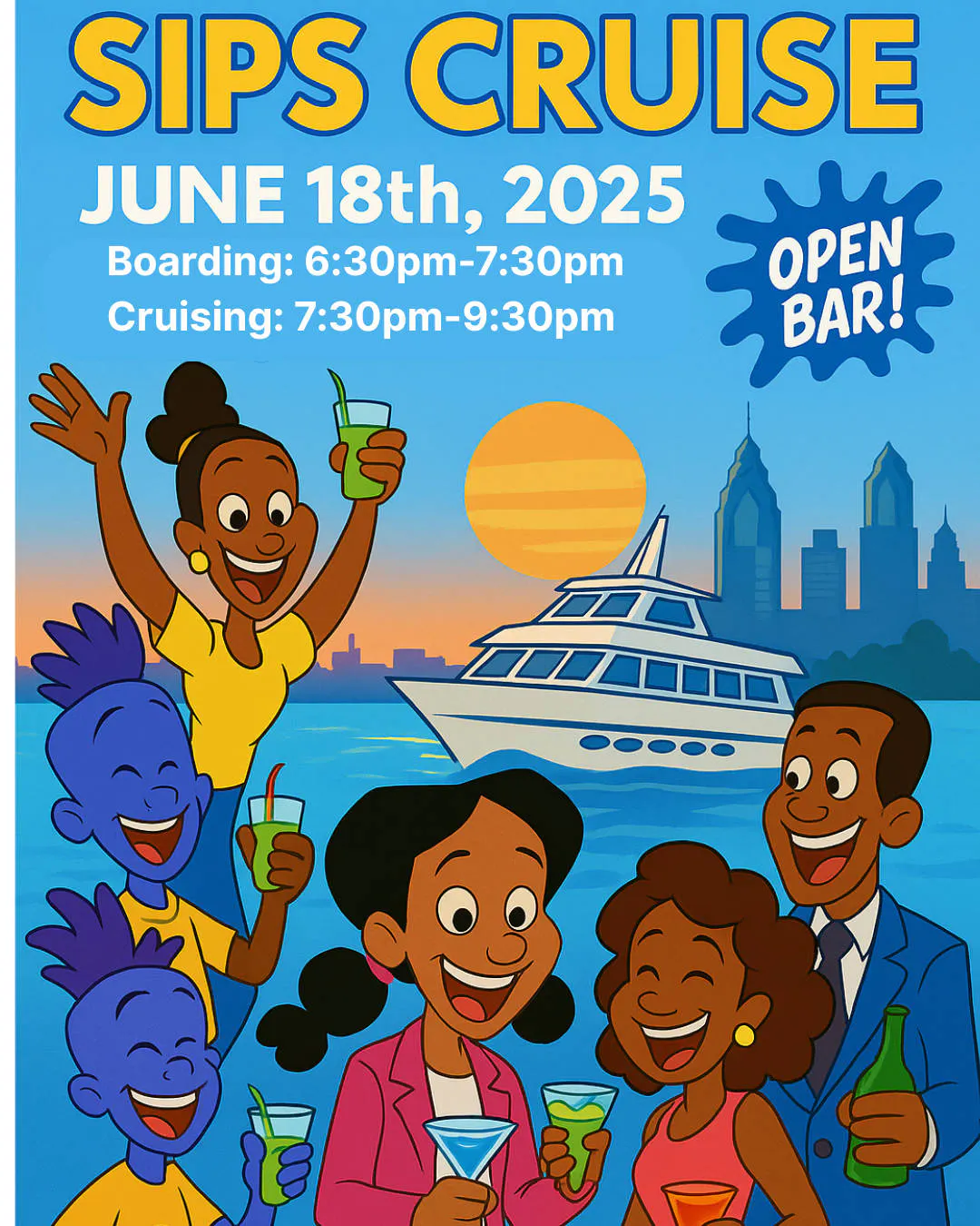 Yacht SIPS - June 18th, 2025 event banner