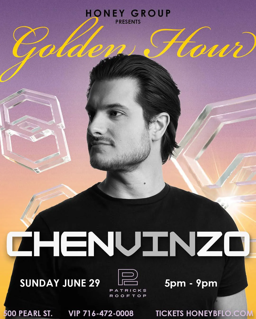 DJ CHENVINZO 🍯 HONEY GOLDEN HOUR DJ SET - PATRICK'S ROOFTOP event banner