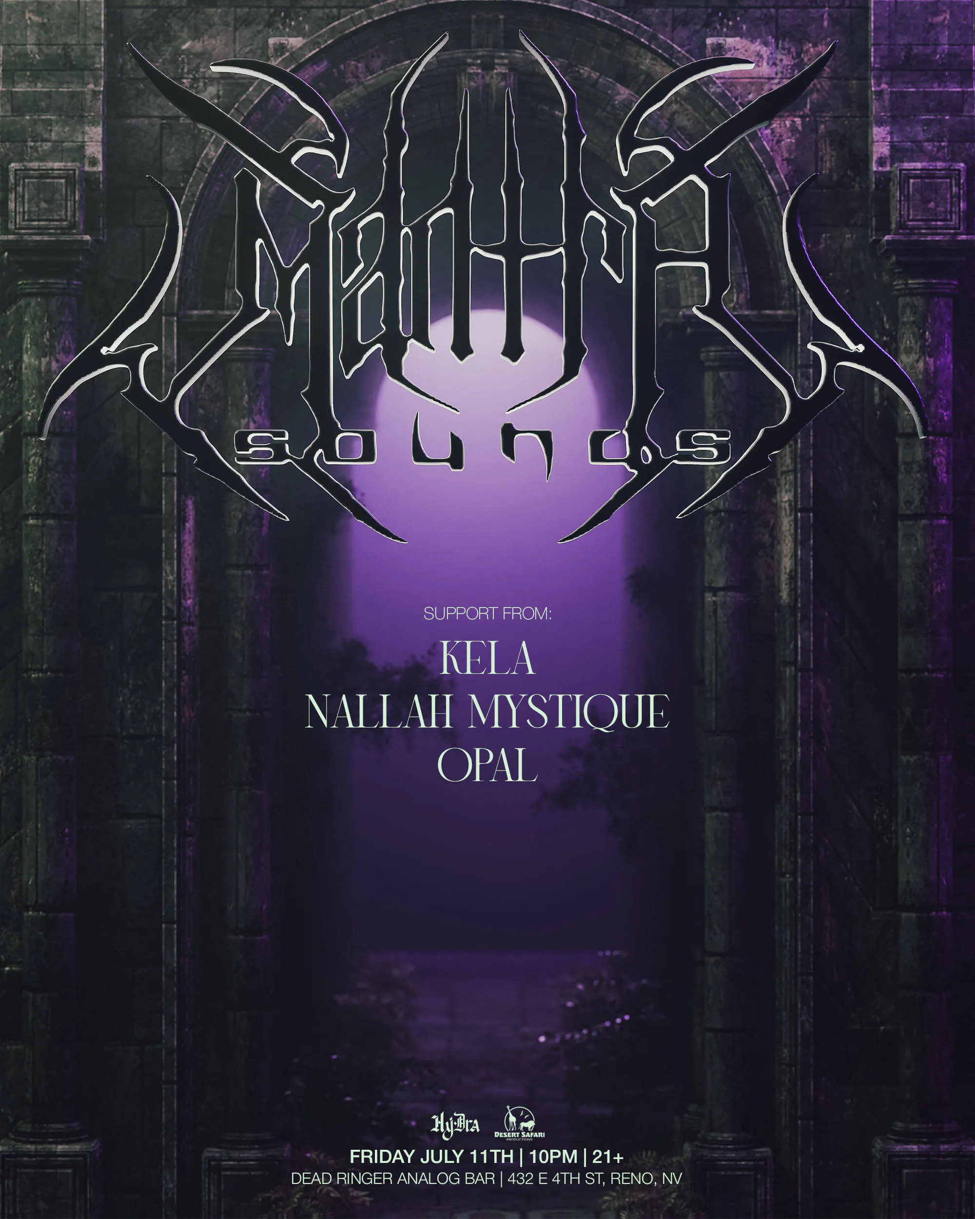 Feminine Fury ft Mantra Sounds event banner