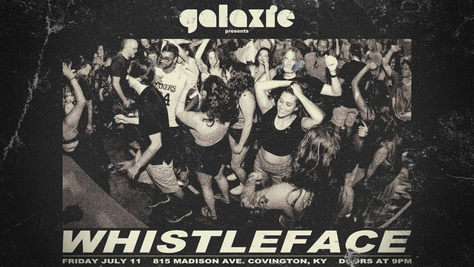 Whistleface - A House Party event banner