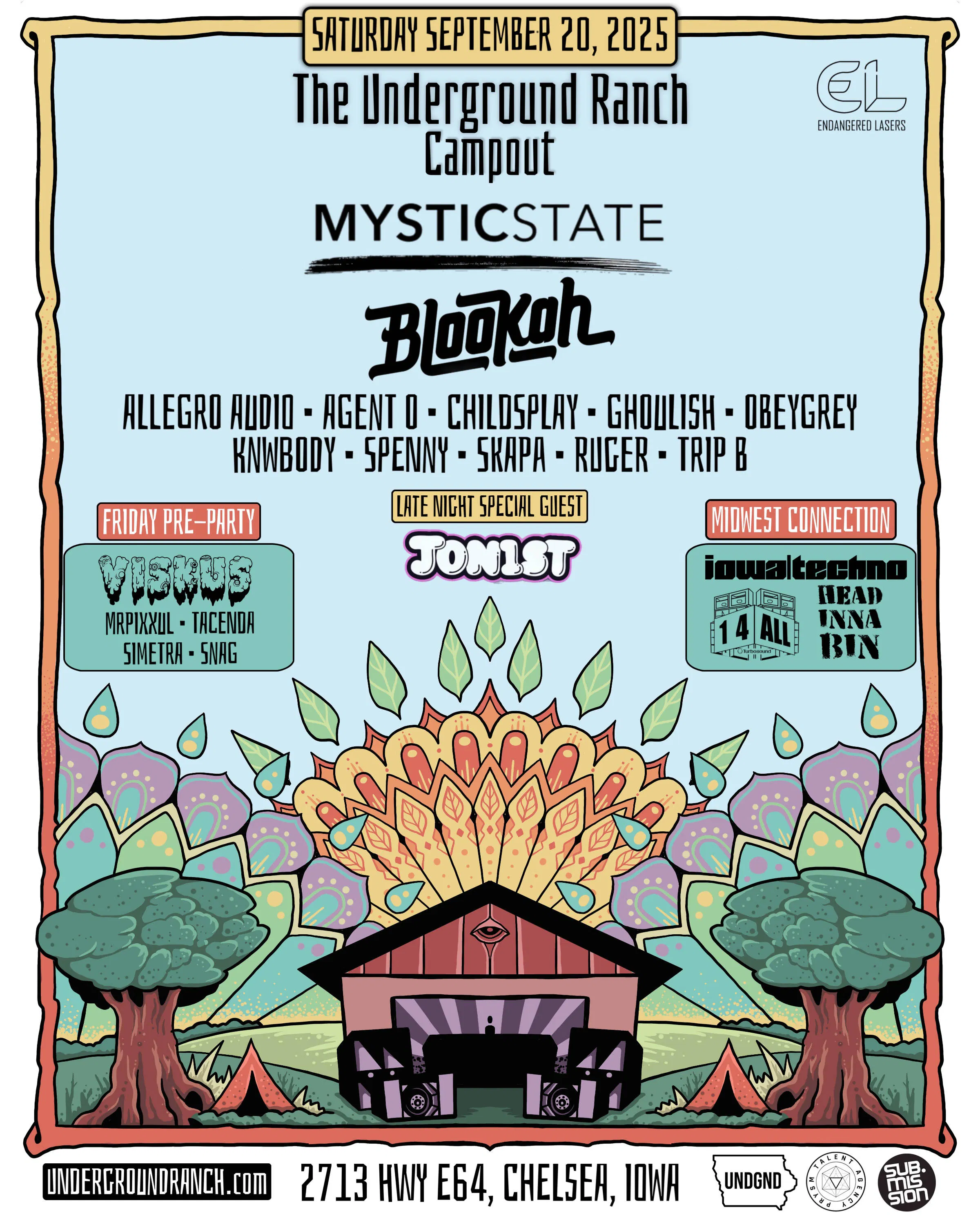 The Underground Ranch Campout event banner