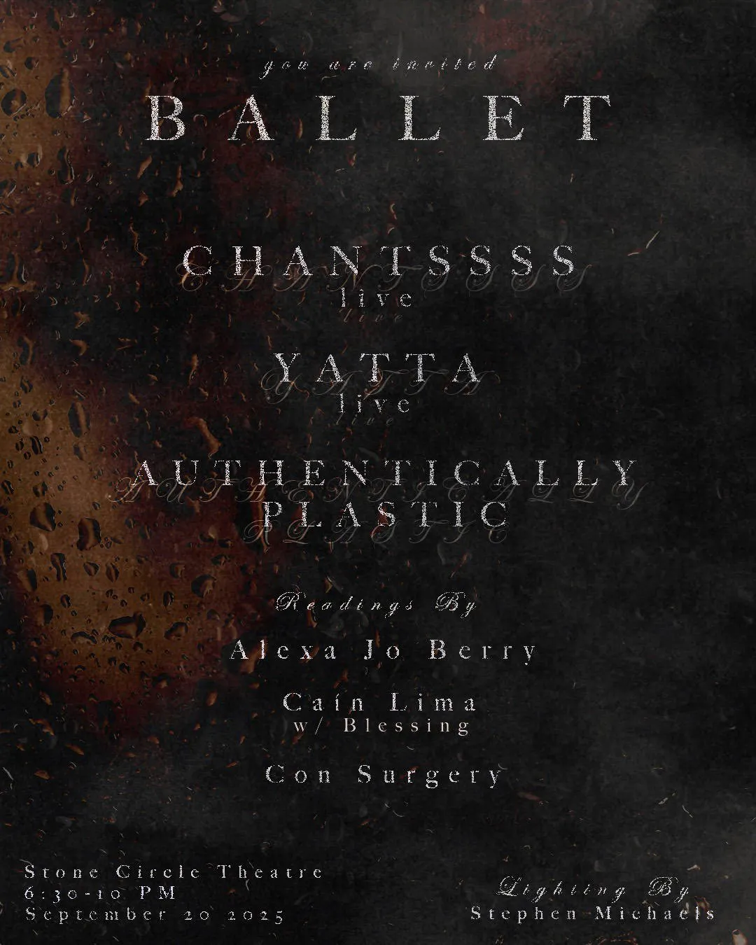 Ballet Presents event banner